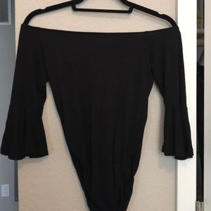 off the shoulder bodysuit